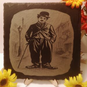 charlie chaplin schieferplatte