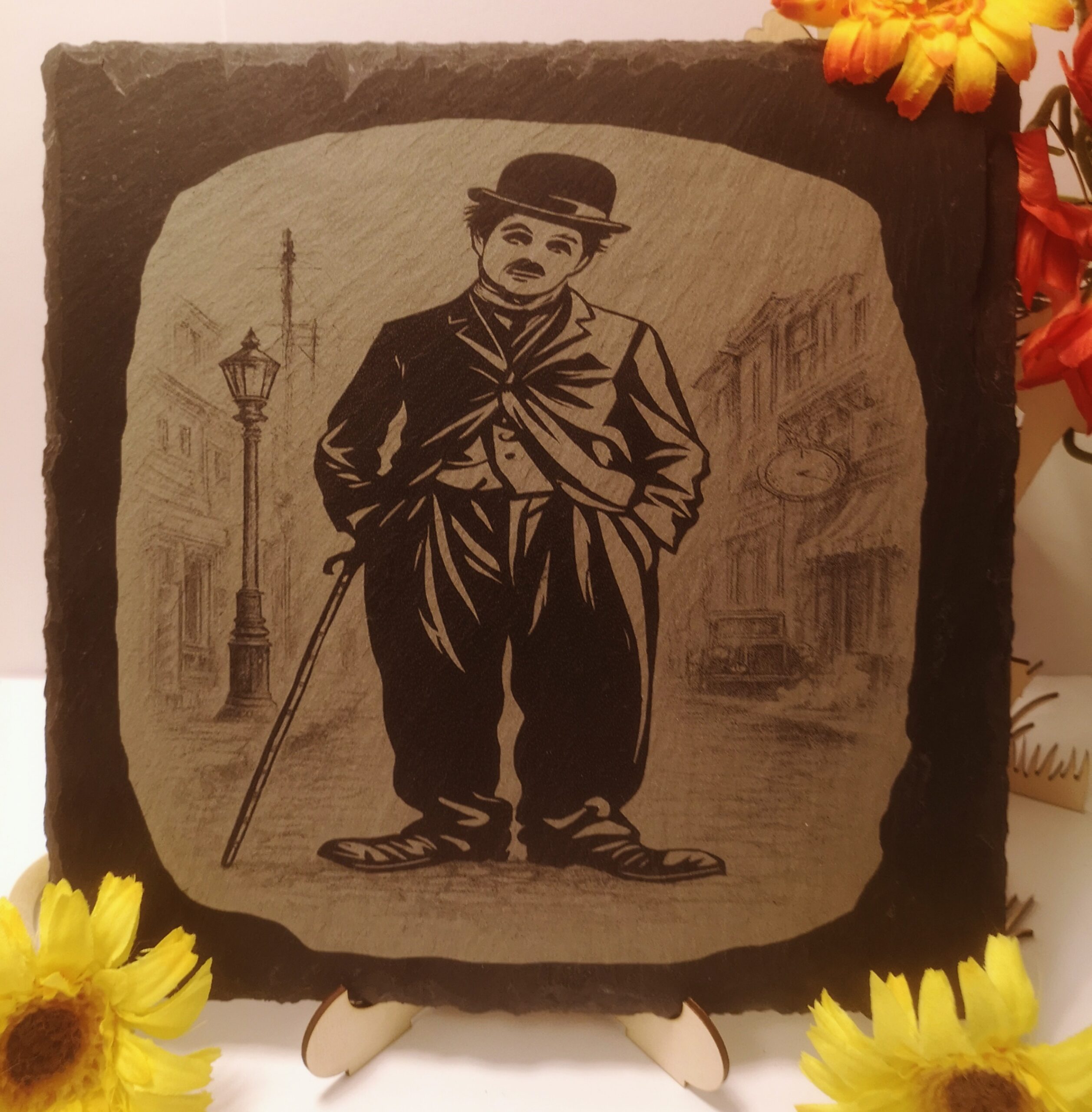 charlie chaplin schieferplatte charlie chaplin schieferplatte
