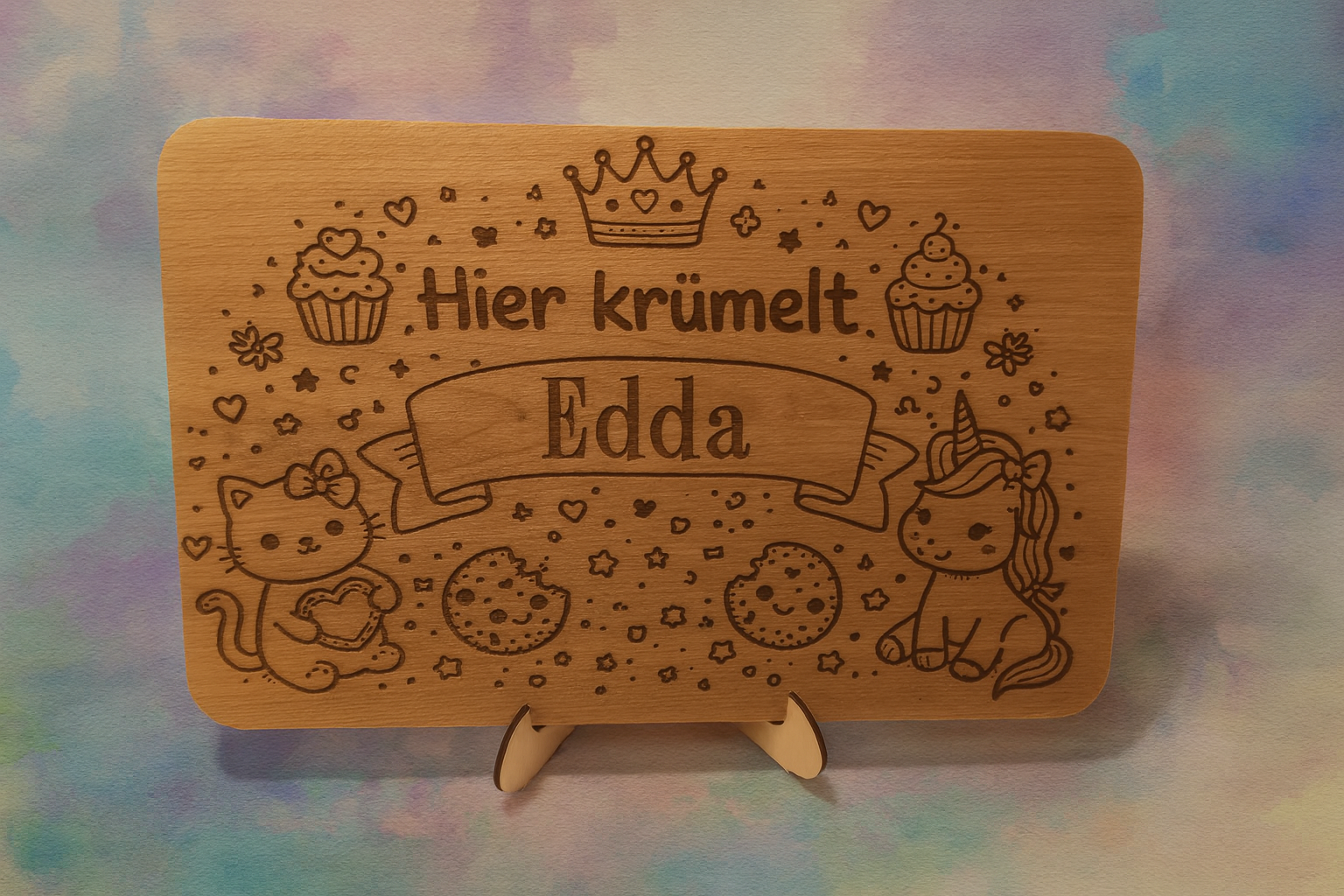 kinder frühstücksbrett aus holz – süße motive, designs & personalisierte wunschgravur des namen kinder frühstücksbrett aus holz – süße motive, designs & personalisierte wunschgravur des namen