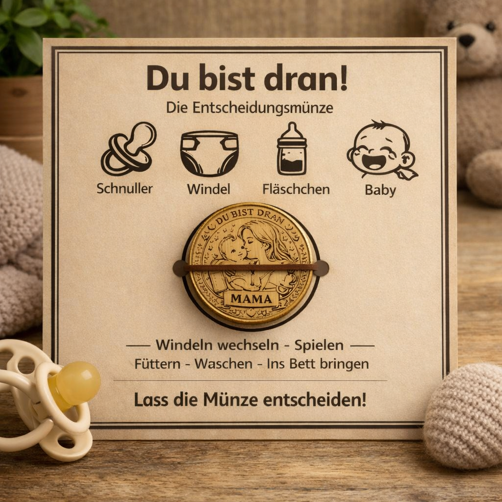 entscheidungsmünze für eltern – humorvolles geschenk zur geburt entscheidungsmünze für eltern – humorvolles geschenk zur geburt