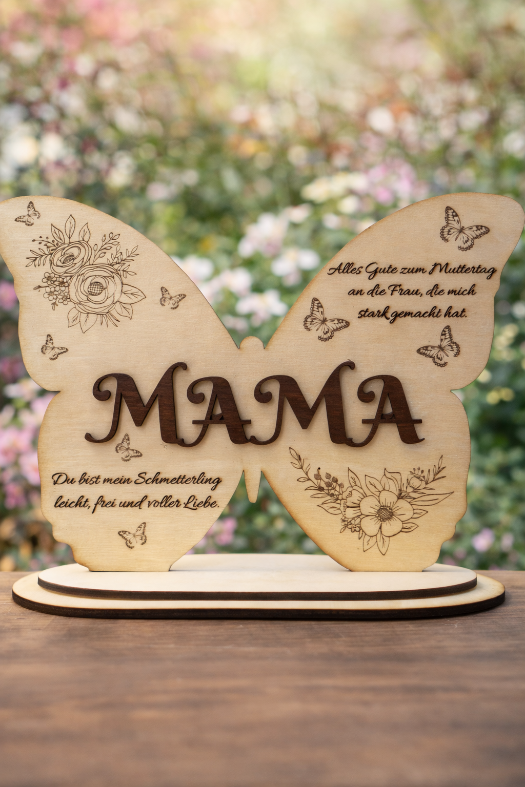schmetterling‑aufsteller „mama“ schmetterling‑aufsteller „mama“